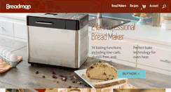 Desktop Screenshot of breadman.com